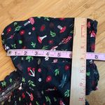 Hot Topic  Black Mushroom Cottage Critters Smocked babydoll Dress W/Pockets|Sz:MD Photo 7