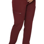 FIGS  Yola Maternity 3.0 Petite Scrub Pant In Burgundy Photo 0