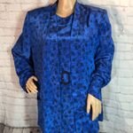 Lee Vintage Henry  2 Piece Belted Geometric Print Dress & Jacket 12 Photo 1