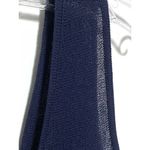 Lilly Pulitzer Lindy Sweater Tank Top Shirt Tassles Navy Blue Acrylic Womens XS Photo 1