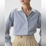 Gap × DÔEN Organic Cotton Eyelet Big Shirt XS NWT White Photo 3