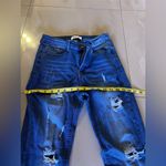 Women's Between US Jeans Wide Leg Jeans Size 9 . Light Blue Ripped In Front. 70s Photo 14