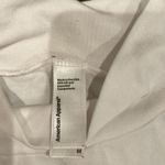 American Apparel thin buttery feel white mock neck / turtleneck white top medium Photo 2