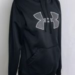 Under Armour  Black Hoodie Drawstring Hood Front Kangaroo Pocket SP Photo 1