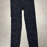 Spanx  Look At Me Now Leggings Womens L Gray Camo High Waist Seamless Shaping Photo 2