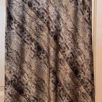 The Limited  Snakeskin Putty Long Wraparound‎ Skirt Side Zipper & Tie Size 8 NWT Photo 0