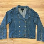 Just Blu Jeans Denim Jacket Blue Size M Photo 0