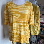 Natural Reflections Large Yellow Camouflage Top Photo 0