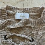 Braeve Beige Knit Criss Cross Front Sweater Blouse Sz XS Photo 1