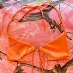 neena swim orange terry cloth triangle wrap bikini top Photo 7