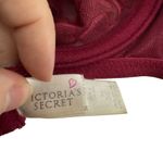 Victoria's Secret Vintage Victoria Secret Bra Mesh Velvet Deep Red Womens 34B Photo 3