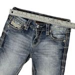 Rock Revival Jeans Sakai Ankle Skinny Rhinestones Stitching Distressed Size 27 Photo 10