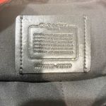 Coach  Red Carryall Pouch In Colorblock Zipper Closure Unisex Photo 3