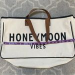 Honeymoon Vibes Canvas Tote Photo 4