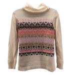 Talbots Cowl Turtleneck Sweater Cream Large Photo 1