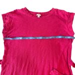 J.Crew women’s pink cotton belted T-Shirt Dress Size Large. Perfect summer dress Photo 2