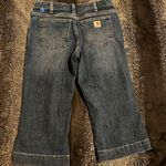 Carhartt Womens sz8 original fit cropped midrise work jeans Photo 2