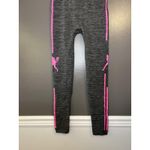 Indero Pants Womens One Size Gray Athletic High Rise Leggings Pink Tennis Sport Photo 4