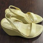 Prada Lime Calzature Donna Nappa Wedge Sandals 35 Photo 0