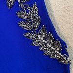 Topshop Royal blue and silver rhinestone beaded tanktop size 2 Photo 5