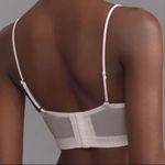 Anthropologie  White Sequin Mesh Crop Top Bling Size Large Concert Festival Party Photo 11