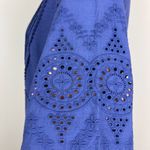 Boden Dress Womens‎ 6R Purple Eyelet Embroidered Shift Short Sleeve Above Knee Size 6 Photo 12