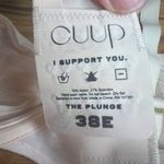 CUUP The Plunge Mesh Bra Size 38E Sand Cream Beige Sheer Underwire Photo 2