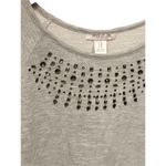 Motherhood Maternity  Womens Gray Sweatshirt With‎ Jewel Neckline - size medium Photo 2