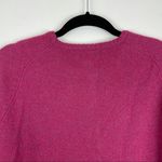 Pendleton Vintage Lambs Wool Button Front Cardigan Sweater Pink Purple Photo 8