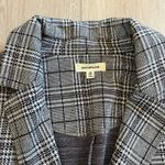 Max Studio  Women’s Black & White Plaid Single Button Blazer Sz M Photo 2