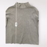 Fate Mock Neck Sweater Womens Small Ash Green Fall Comfy Casual Green Photo 3