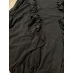 Joseph A  Black Rayon Blend Knit Open Cardigan Photo 4