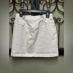 Free People We the Free white denim 3 picket mini skirt Photo 4