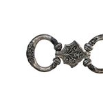 Chico's Vintage Ornate Silver Tone Medallion Link Belt Adjustable O/S Boho Western 40" Photo 8