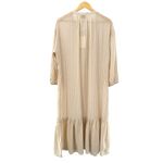 Greylin  Womens Long Sleeve Oversize Shirt Dress‎ Size Medium Tiered Striped Photo 5