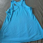 Nike  Women's Vibrant Blue Tank Top 2X Athletic Workout Ribbed Photo 4