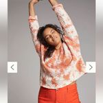 Anthropologie Pilcro Christian V-Neck Sweater size small coral color Oversized Photo 1