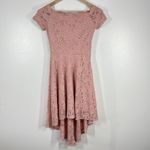 City Studio Lace Dress High Low Pink Party Cocktail Dress Size 3 Coktail/Party Photo 2