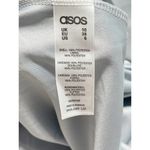 ASOS  Kate Lace Maxi Dress Gown Eyelash Lace V-Neck Short Sleeves Baby Blue‎ 6 Photo 7