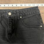 Wild Fable Black Denim Skirt Womens Size 6 Raw Hem Mini Coastal Cowgirl Western Photo 2