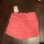 Tiger Mist  pink ruched high waisted shorts super cute small brand new with tags Photo 2