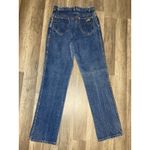 Vintage 80’s Chic Women’s 13/14 Mom Jeans High Rise Straight 28x31.5 USA Retro Blue Size 28 Photo 2