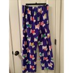 Capelli Women's Dog Print Fleece Pajama Lounge Pants Size Large Blue Photo 5