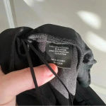 NBD 298 NWT  Black Pull On Trouser With Ankle Slits Size Medium Photo 6