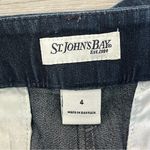 st. john's bay St. John’s Bay Dark Blue Stretch Denim Mid-Rise Capri Jeans Size 4 Photo 2