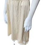 Vanity Fair Vintage Cream Slip Skirt (M) Photo 0