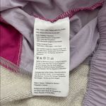 Peloton  Fabric-Mix Colorblock Pullover Sweatshirt Gray/Pink Drawcord Hem Size XS Photo 2