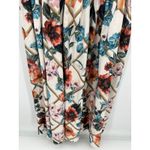 White Floral Maxi Dress Size L Flowy Feminine Long Summer Lightweight Boho Size L Photo 3