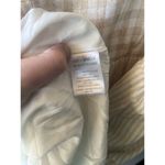 Lost + Wander  Women Tie Sleeve Checkered Midi Dress, Beige/White Size Medium NEW Photo 8