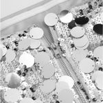 Cider SEQUIN ASYMMETRICAL SPLIT TUBE CROP TOP Photo 4